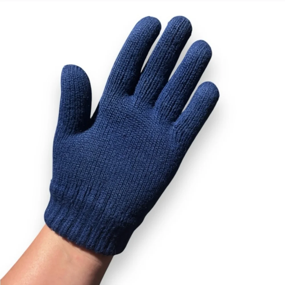CHELSEA FC Blue Knit Gloves Mittens